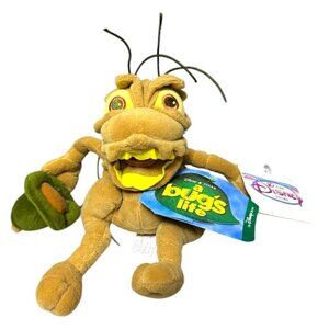 NWT 90s Disney Store A BUGS LIFE PT FLEA 8" Vintage DISNEY Mini Beanie Bag Doll